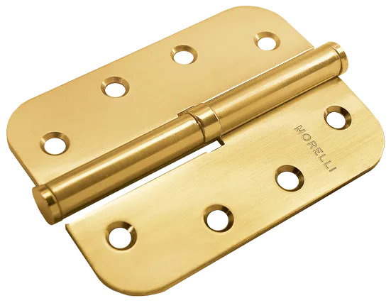 Петля карточная разъемная MSND-C 100X70X2.5 SG R с подшипником стальная левая, врезная, цвет матовое золото фото купить Шымкент (Чимкент)