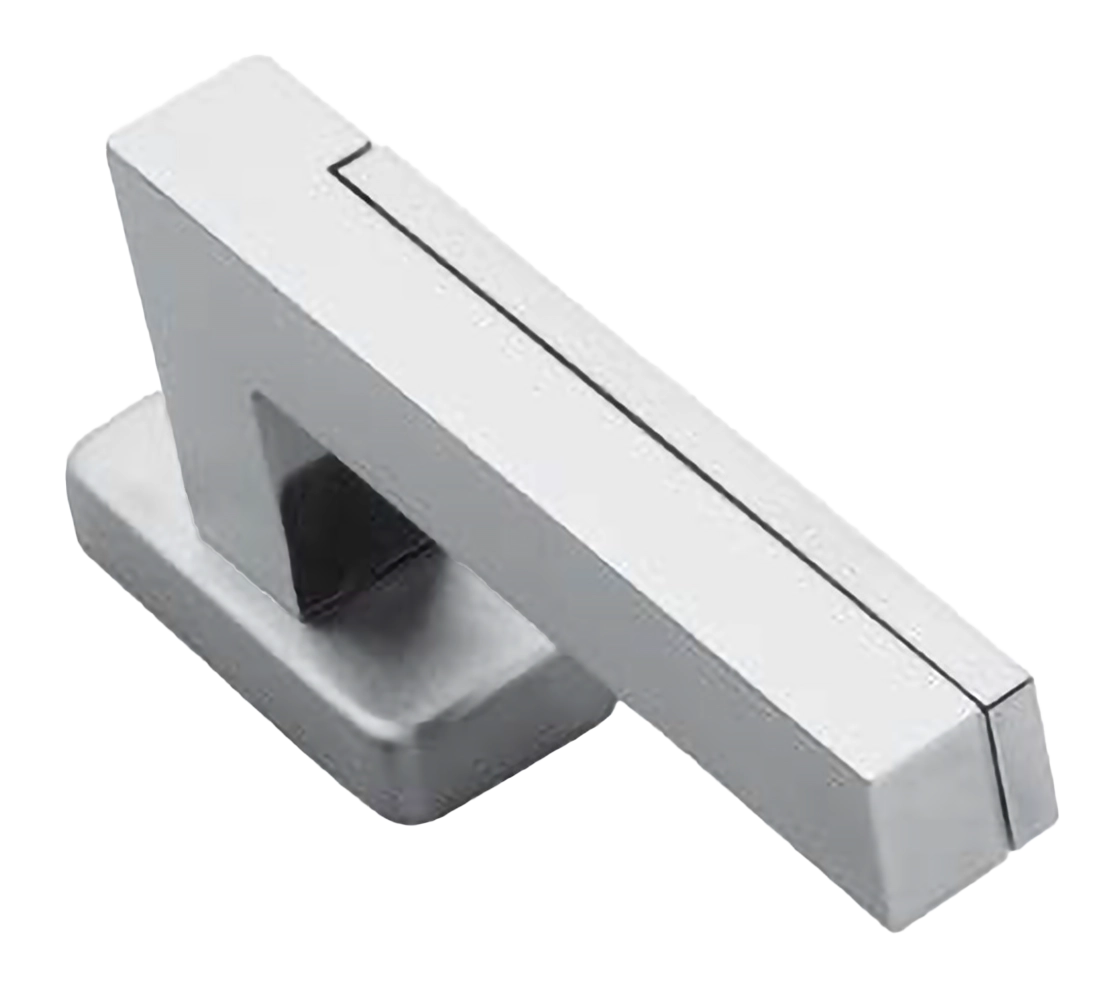 Ручка оконная ISLAND W1 CRO на прямоугольной розетке, цвет хром, латунь фото купить Шымкент (Чимкент)