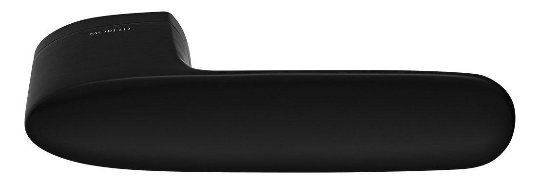 Ручка дверная UNIVERSE NERO-ST цвет черный soft-touch, ЦАМ фото купить в Шымкенте