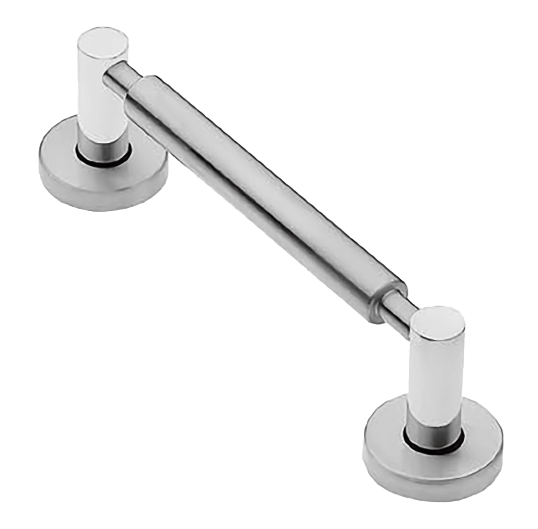 Ручка-скоба дверная CLOUD PH CRO на круглой розетке, цвет хром, латунь фото купить Шымкент (Чимкент)