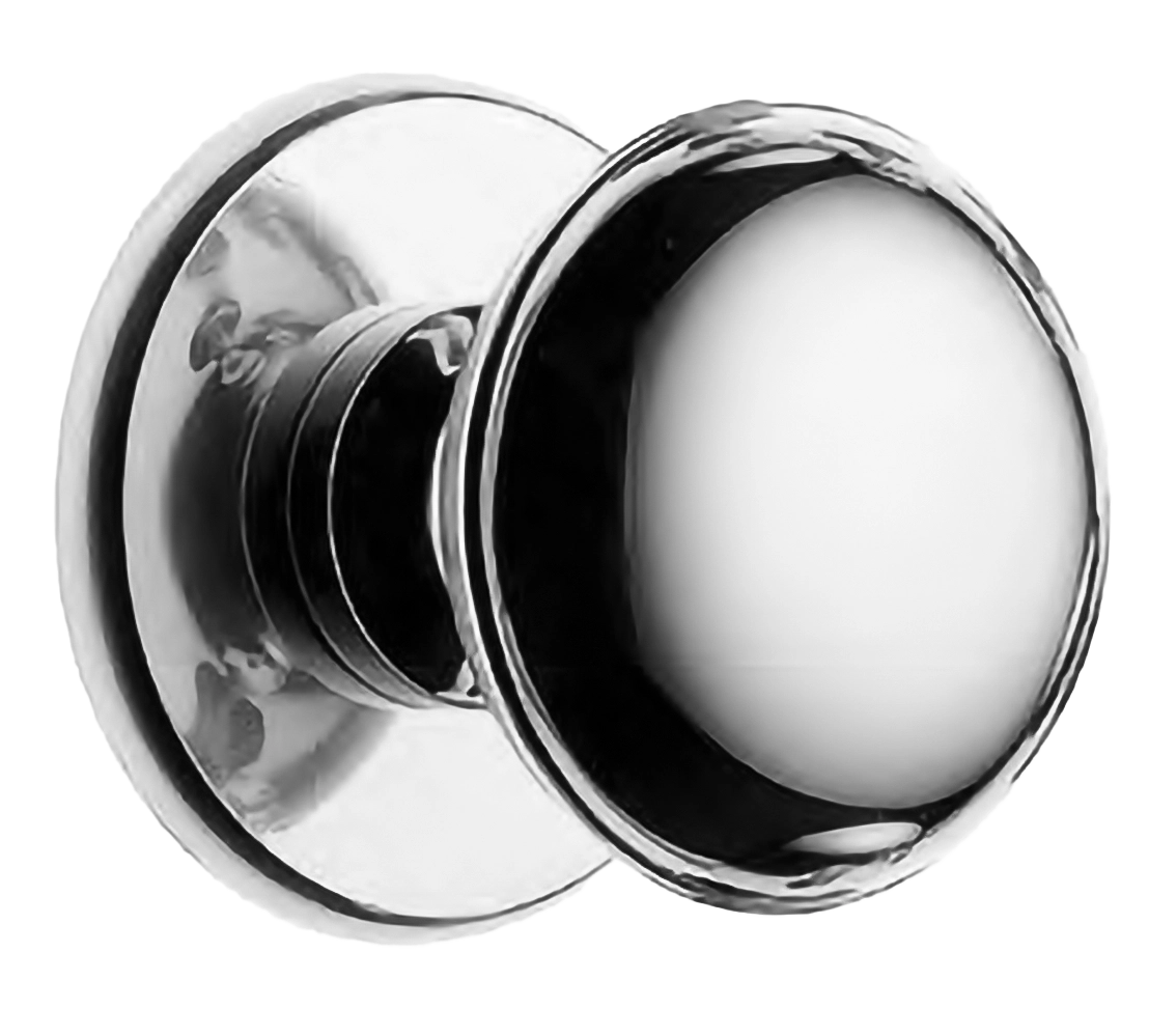 Ручка-кноб на стяжке ART.LU 30 CRO на круглой розетке, цвет хром, латунь фото купить Шымкент (Чимкент)