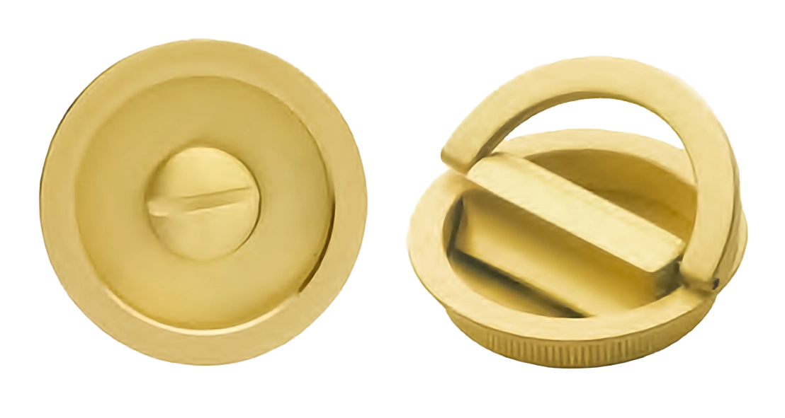 Комплект ручек для раздвижных дверей ART.75 CRO с поворотным кольцом, цвет хром, латунь фото купить Шымкент (Чимкент)