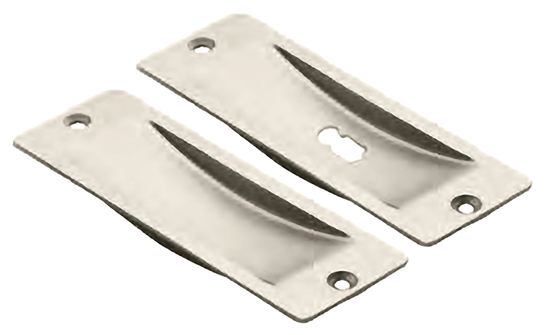 Комплект ручек для раздвижных дверей ART.51 NIS под ключ, цвет матовый никель, латунь фото купить Шымкент (Чимкент)