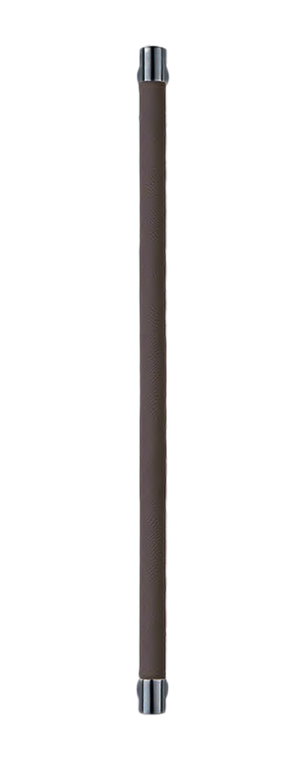 Ручка-скоба HIDE LEATHER PH/B NERO/GRAFITE без розетки, цвет черный/графит без розетки, латунь фото купить Шымкент (Чимкент)