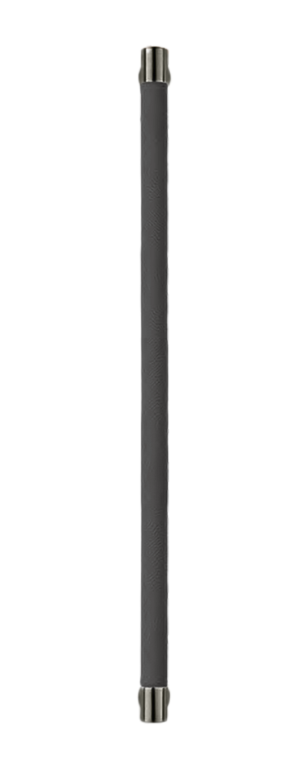 Ручка-скоба HIDE LEATHER PH/B ANT/GRAFITE без розетки, цвет антрацит/графит без розетки, латунь фото купить Шымкент (Чимкент)