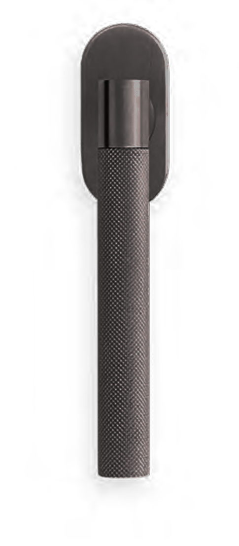 Ручка оконная HIDE TIME W1 ANT на прямоугольной розетке, цвет антрацит, латунь фото купить Шымкент (Чимкент)