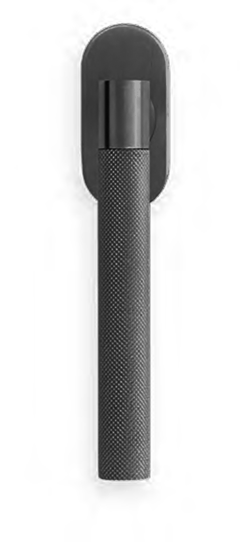 Ручка оконная HIDE TIME W1 NERO на прямоугольной розетке, цвет черный, латунь фото купить Шымкент (Чимкент)