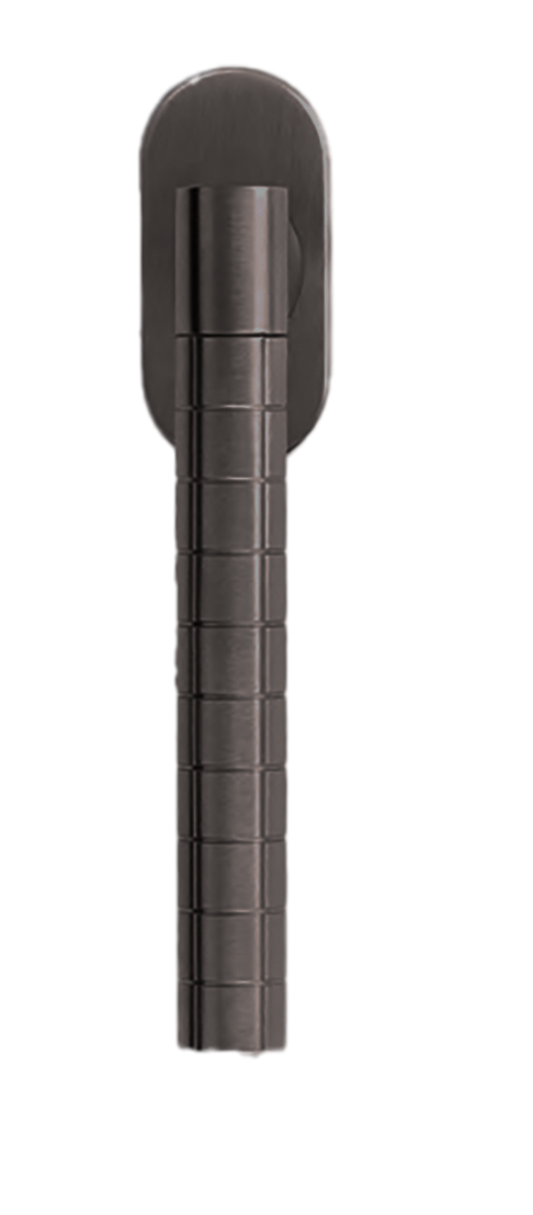 Ручка оконная HIDE VOLUME W1 ANT на прямоугольной розетке, цвет антрацит, латунь фото купить Шымкент (Чимкент)