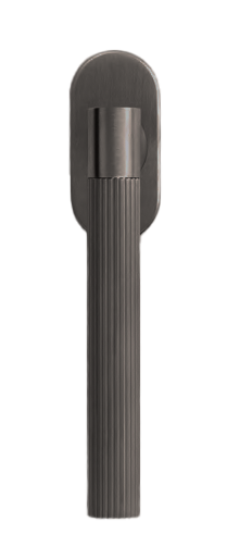 Ручка оконная HIDE DISTANCE W1 ANT на прямоугольной розетке, цвет антрацит, латунь фото купить Шымкент (Чимкент)