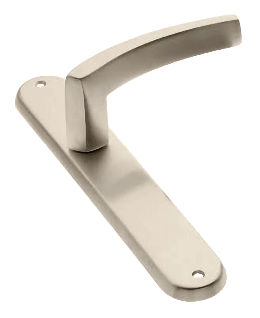 Ручка дверная на планке WIND PL NIS, цвет матовый никель, латунь фото купить в Шымкенте