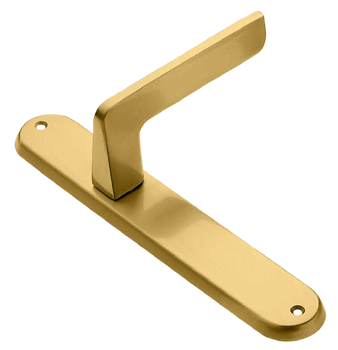 Ручка дверная на планке ROCK PL OSA, цвет матовое золото, латунь фото купить в Шымкенте