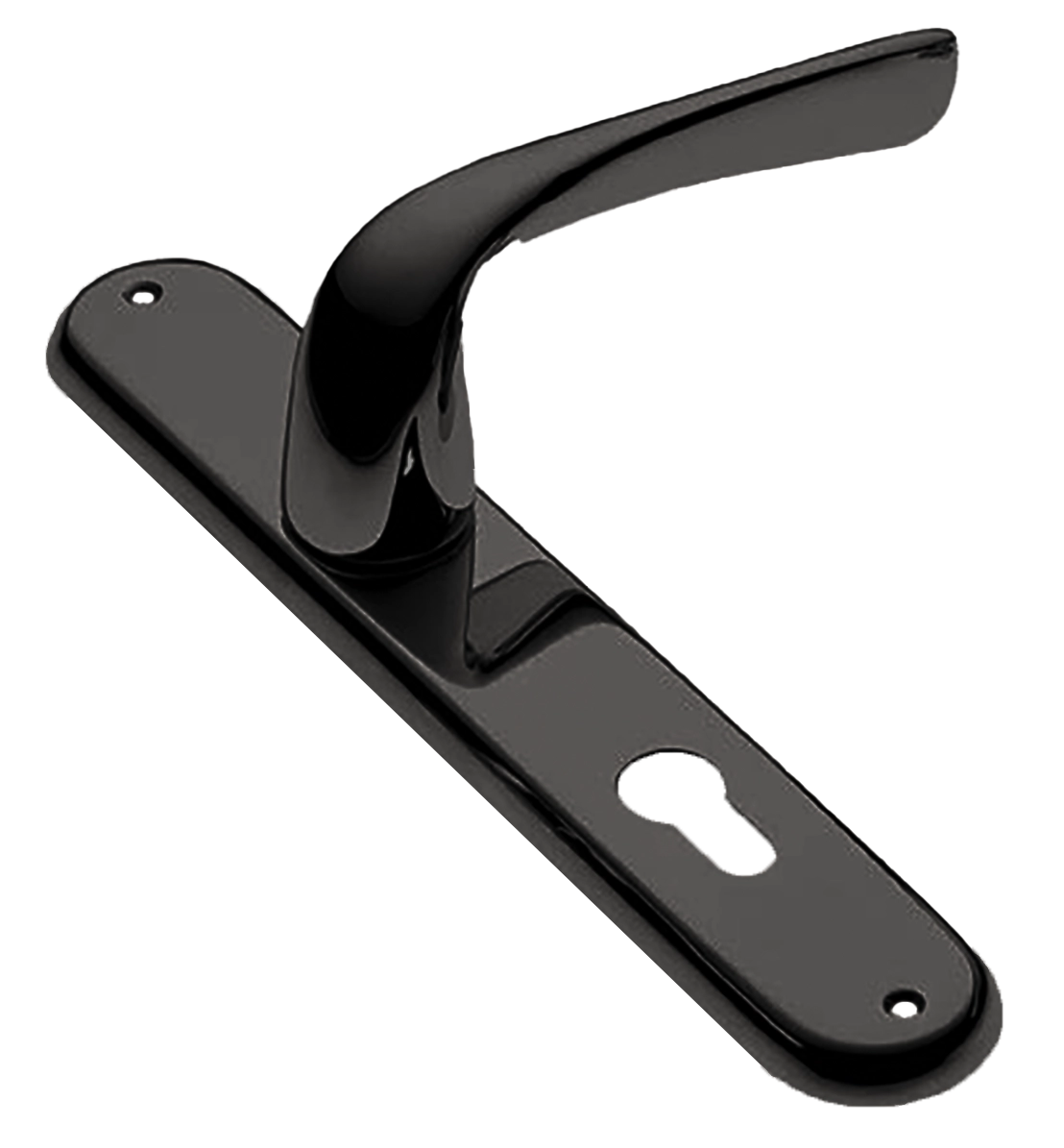 Ручка дверная на планке LE MANS PL NIN, цвет черный никель, латунь фото купить в Шымкенте