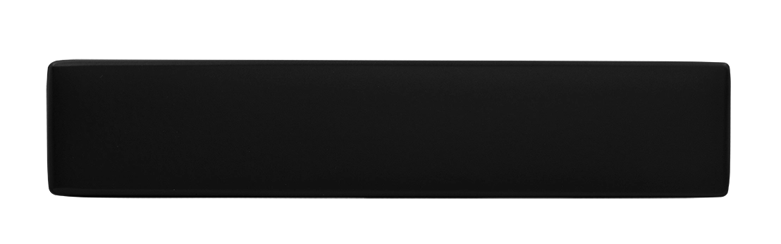 Ручка дверная SHUTTLE NERO-ST цвет черный soft-touch, ЦАМ фото купить в Шымкенте