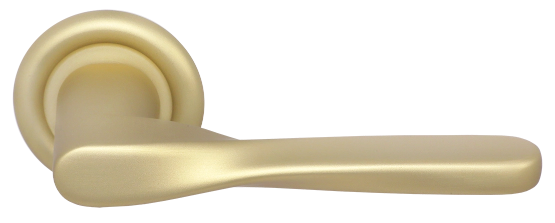 Ручка дверная THE OLYMPICS R7 AH на круглой розетке, цвет Осенний мёд/Autumn Honey фото купить Шымкент (Чимкент)