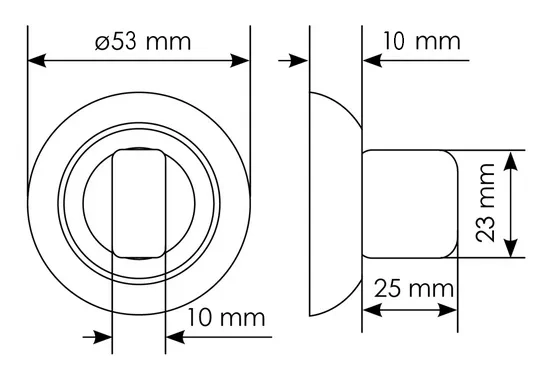 Комплект дверных ручек MH-03 BL + защёлка бесшумная 1895P BL + петли врезные универсальные MSN 100X70X2.5-4BB BL (2шт), цвет черный фото фурнитура Шымкент