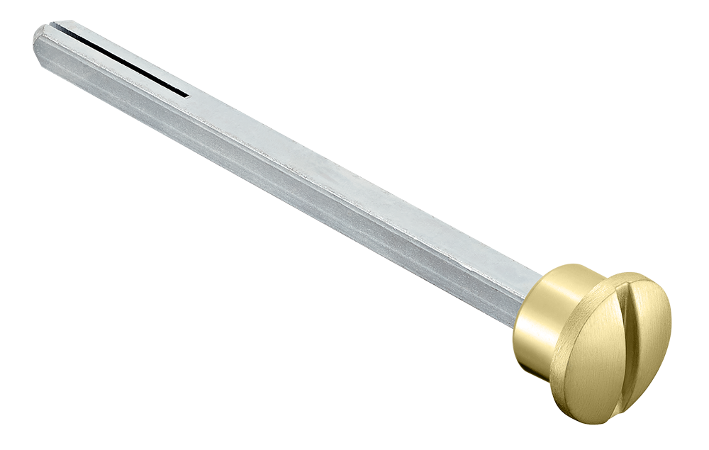 Четырехгранник LUX-SPINDLE-WC 110 OSA 110мм с кнопкой, цвет матовое золото фото купить Шымкент (Чимкент)