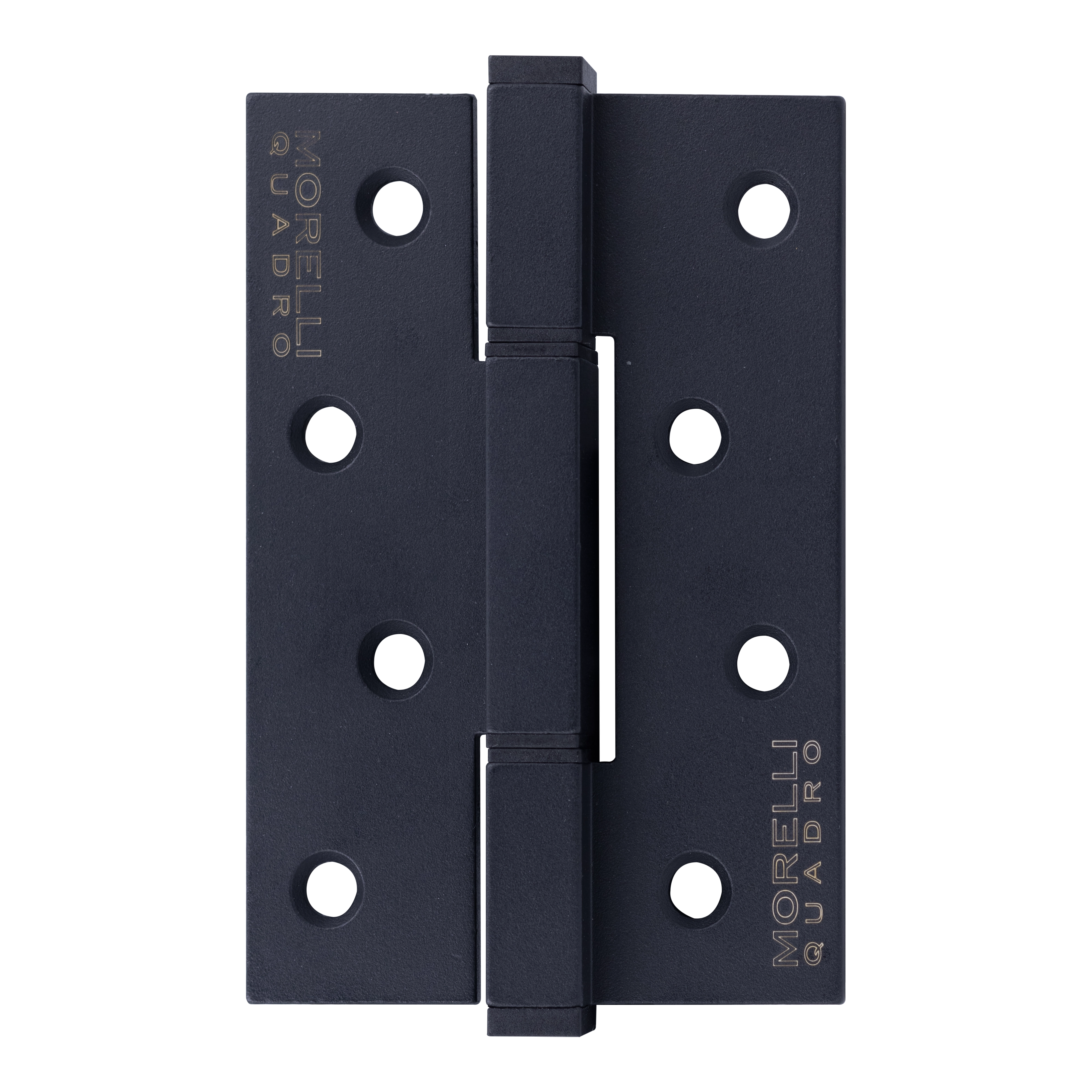 Петля QUADRO-2 BL алюминиевая врезная на квадратной оси, вес полотна до 40 кг, цвет черный фото купить в Шымкенте