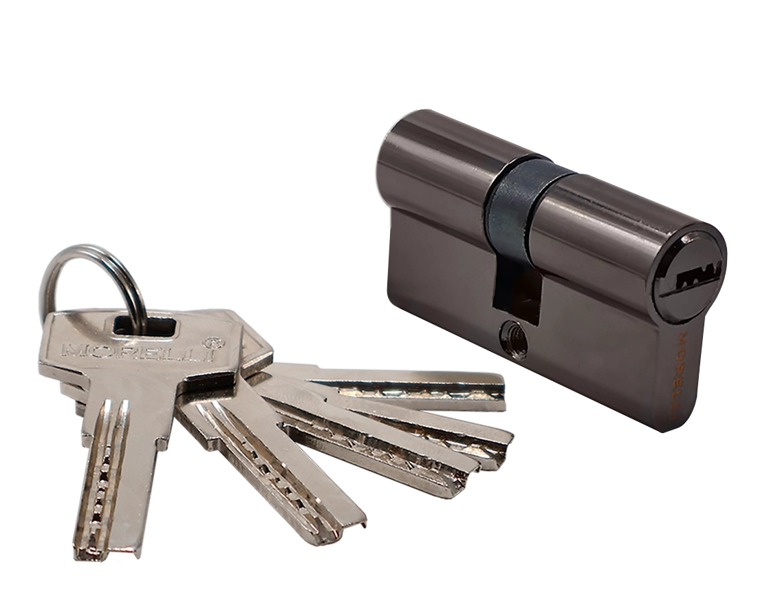 Ключевой цилиндр высокой секретности HS 60C BN (60мм), цвет черный никель фото купить Шымкент (Чимкент)