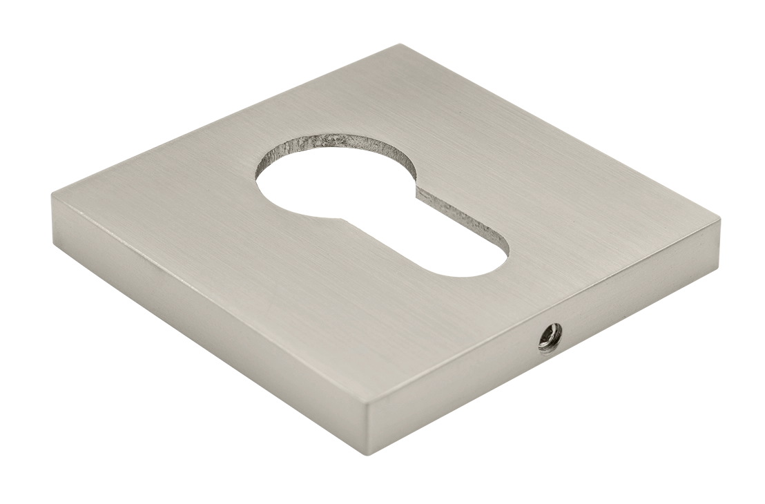 Накладка на замок MH-KH-S6 MSN под евроцилиндр, цвет матовый хром фото купить Шымкент (Чимкент)