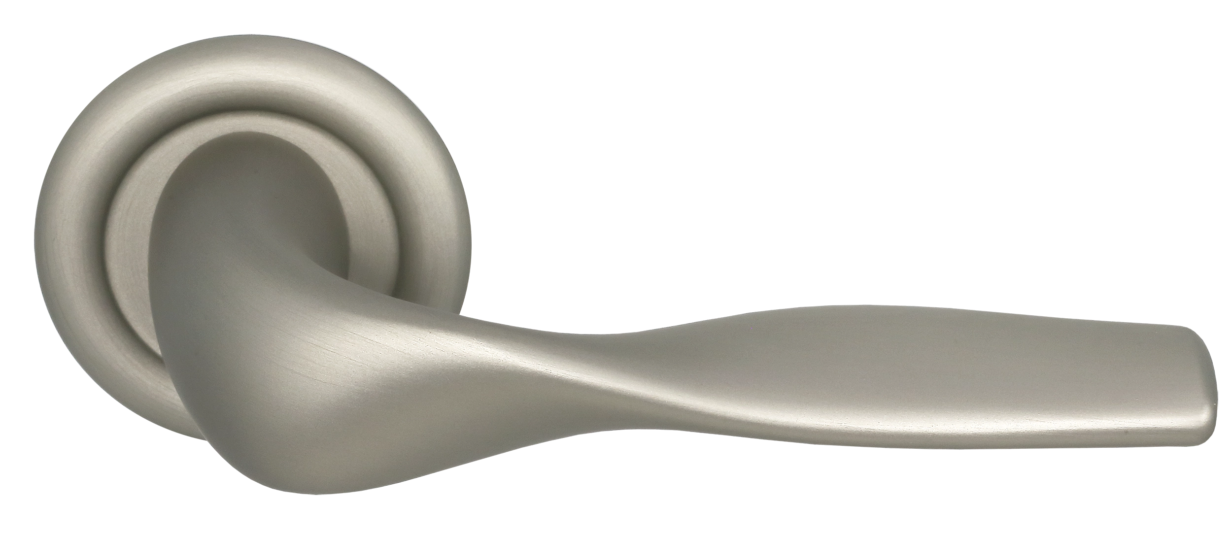 Ручка дверная LVB R7 SMI на круглой розетке, цвет Весенняя дымка/Spring Mist фото купить Шымкент (Чимкент)