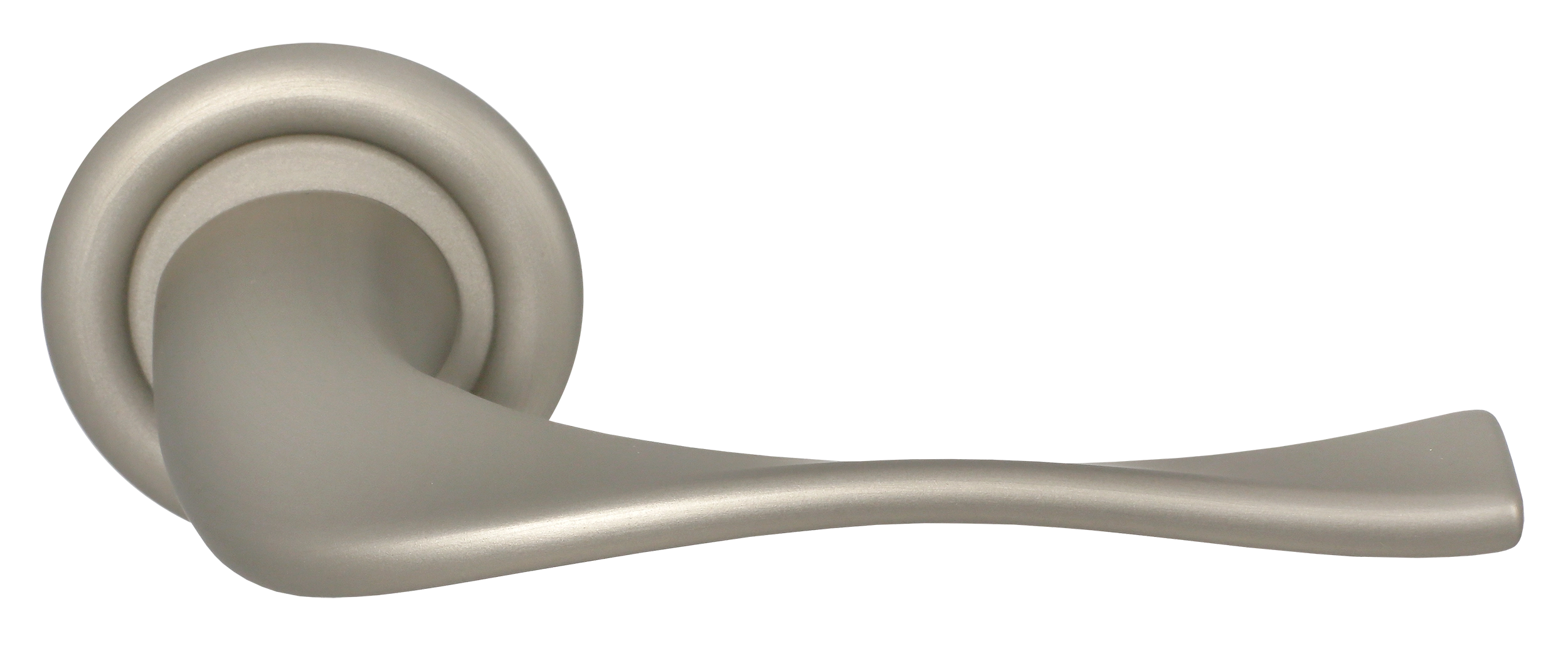 Ручка дверная SKYSCRAPER R7 SMI на круглой розетке, цвет Весенняя дымка/Spring Mist фото купить Шымкент (Чимкент)