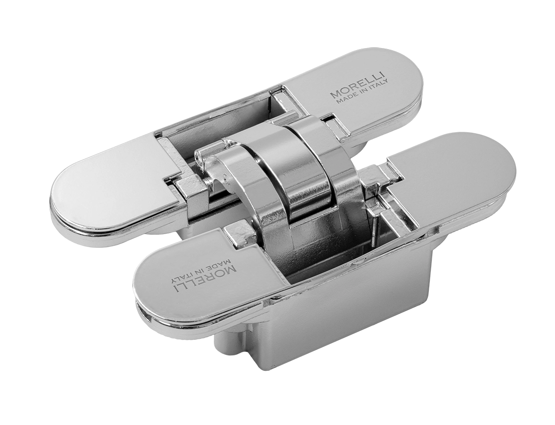 Петля скрытая HH-20 PC, врезная с 3D-регулировкой, вес полотна до 60 кг цвет хром фото купить Шымкент