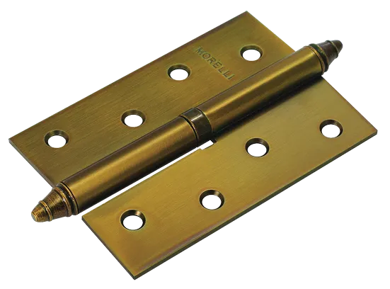 Петля карточная разъемная MS 100X70X2.5 R COF стальная правая, врезная, цвет кофе фото купить Шымкент (Чимкент)