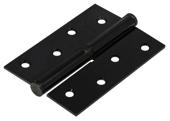 Петля разъемная карточная MSD 100X70X2.5 BL R  стальная правая, врезная, цвет черный, сталь фото купить Шымкент (Чимкент)