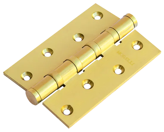 Петля универсальная карточная латунная MBU 100X70X3-4BB SG , врезная, цвет матовое золото фото купить Шымкент (Чимкент)