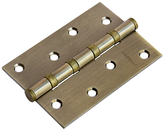 Петля карточная универсальная MS 100X70X2.5-4BB AB стальная, врезная, цвет бронза, сталь фото купить Шымкент (Чимкент)