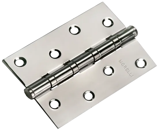 Петля универсальная MS 100X70X2.5-4BB SN стальная, врезная, цвет белый никель, сталь фото купить Шымкент (Чимкент)