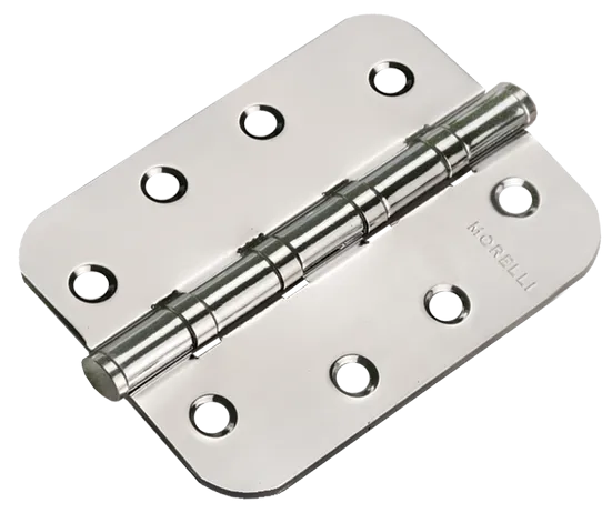 Петля универсальная стальная MS-C 100X70X2.5-4BB SN с коронкой скругленная, врезная, цвет бел.никель, сталь фото купить Шымкент (Чимкент)
