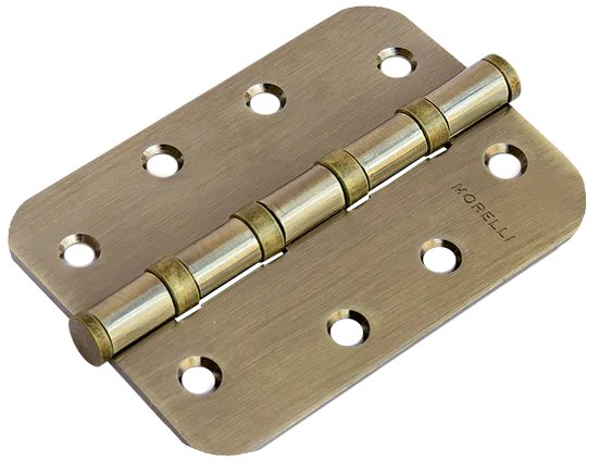 Петля универсальная карточная MS-C 100X70X2.5-4BB AB стальная скругленная, врезная, цвет бронза фото купить Шымкент (Чимкент)