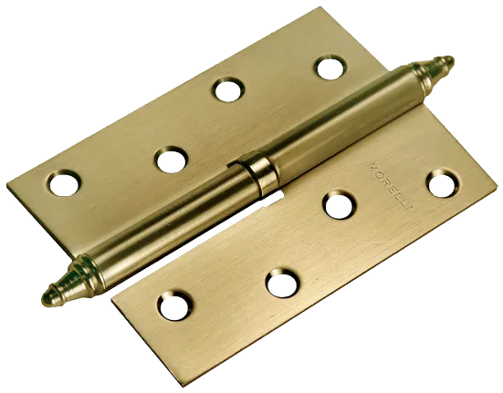 Петля разъемная карточная MS 100X70X2.5 L AB  стальная левая, врезная, цвет античная бронза, сталь фото купить Шымкент (Чимкент)