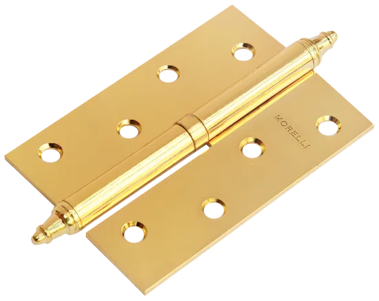 Петля разъемная стальная MS 100X70X2.5 L PG левая, врезная, цвет золото, сталь фото купить Шымкент (Чимкент)