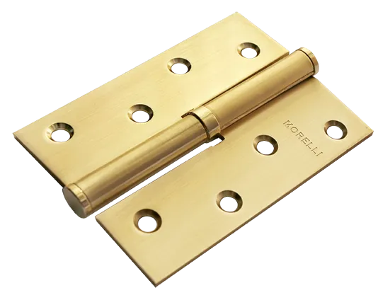 Петля разъемная карточная MSD 100X70X2.5 SG R стальная правая, врезная, цвет матовое золото фото купить Шымкент (Чимкент)