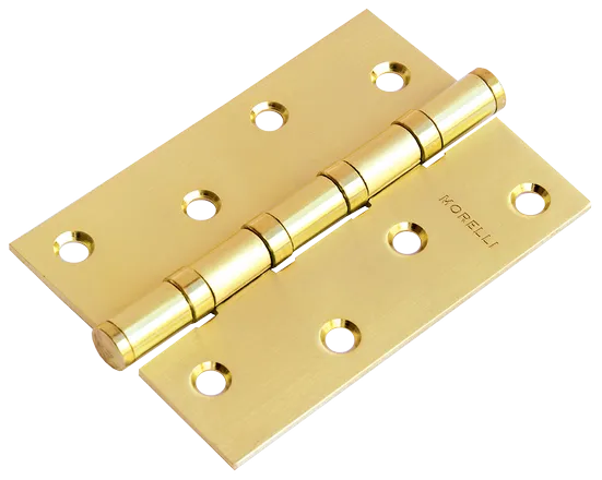 Петля универсальная карточная MS 100X70X2.5-4BB SG стальная, врезная, цвет матовое золото фото купить Шымкент (Чимкент)