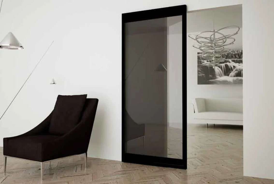 Система для раздвижных дверей INVISIBLE-2 FRAME 1100/2600 AS, ширина 1100мм, высота 2600мм, цвет хром фото купить Шымкент (Чимкент)