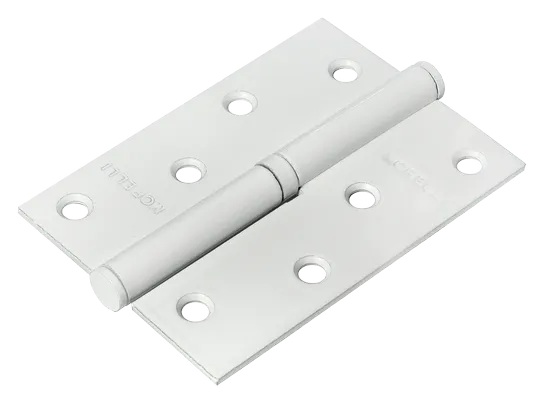 Петля карточная разъемная MSD 100X70X2.5 W L стальная левая, врезная, цвет белый фото купить Шымкент (Чимкент)